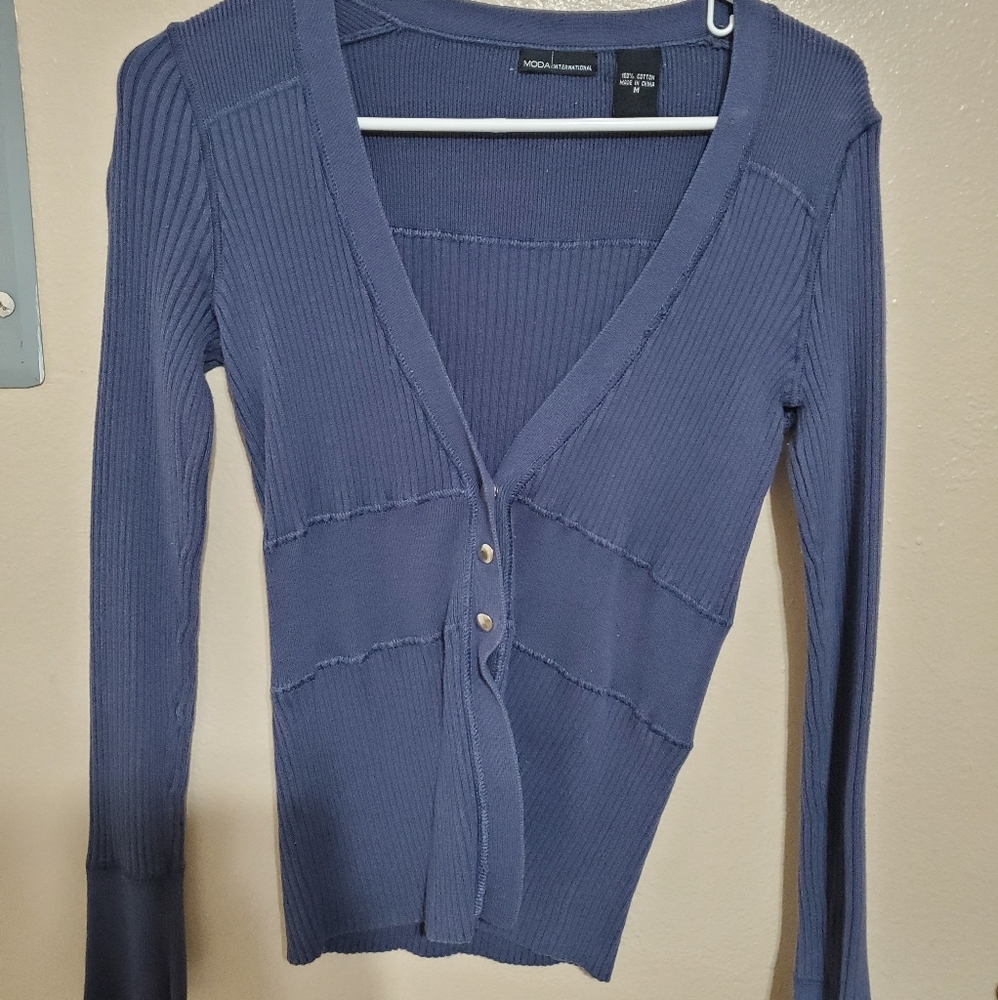 Blue-Purple long sleeve sweater